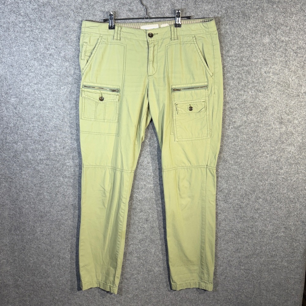 HEI‎ Cargo Pants Women's Size 30 Light Green Zip Pockets Utility Casual